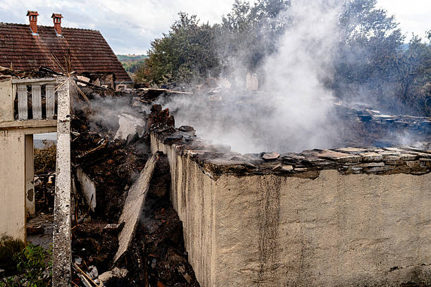 Professional Fire Damage Removal technician working in Buckingham, PA